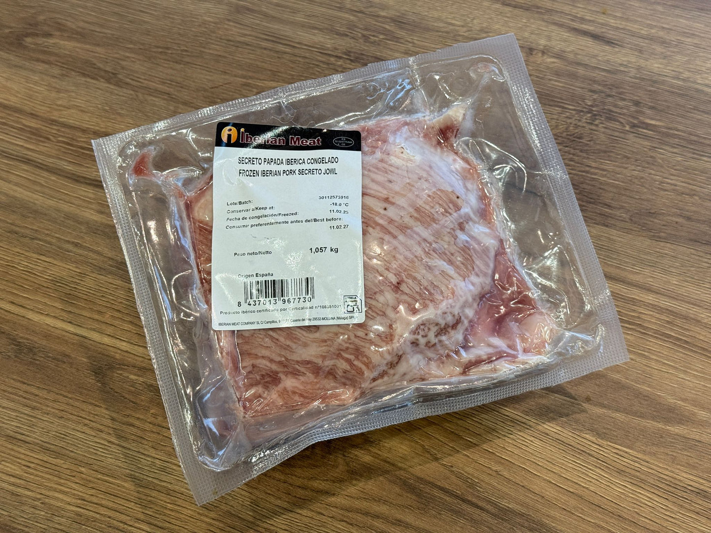 伊比利亞黑毛豬頸肉 Iberico Pork Jowl Meat