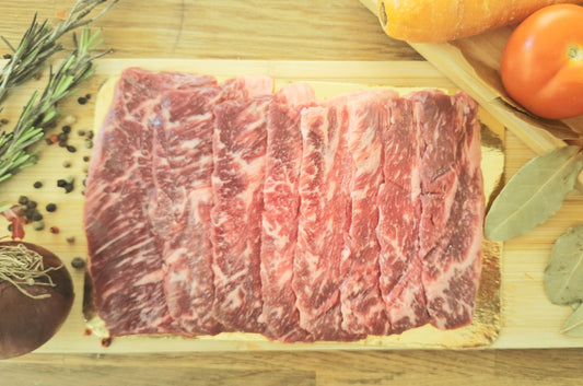 澳洲穀飼和牛M9+肩胛火鍋片