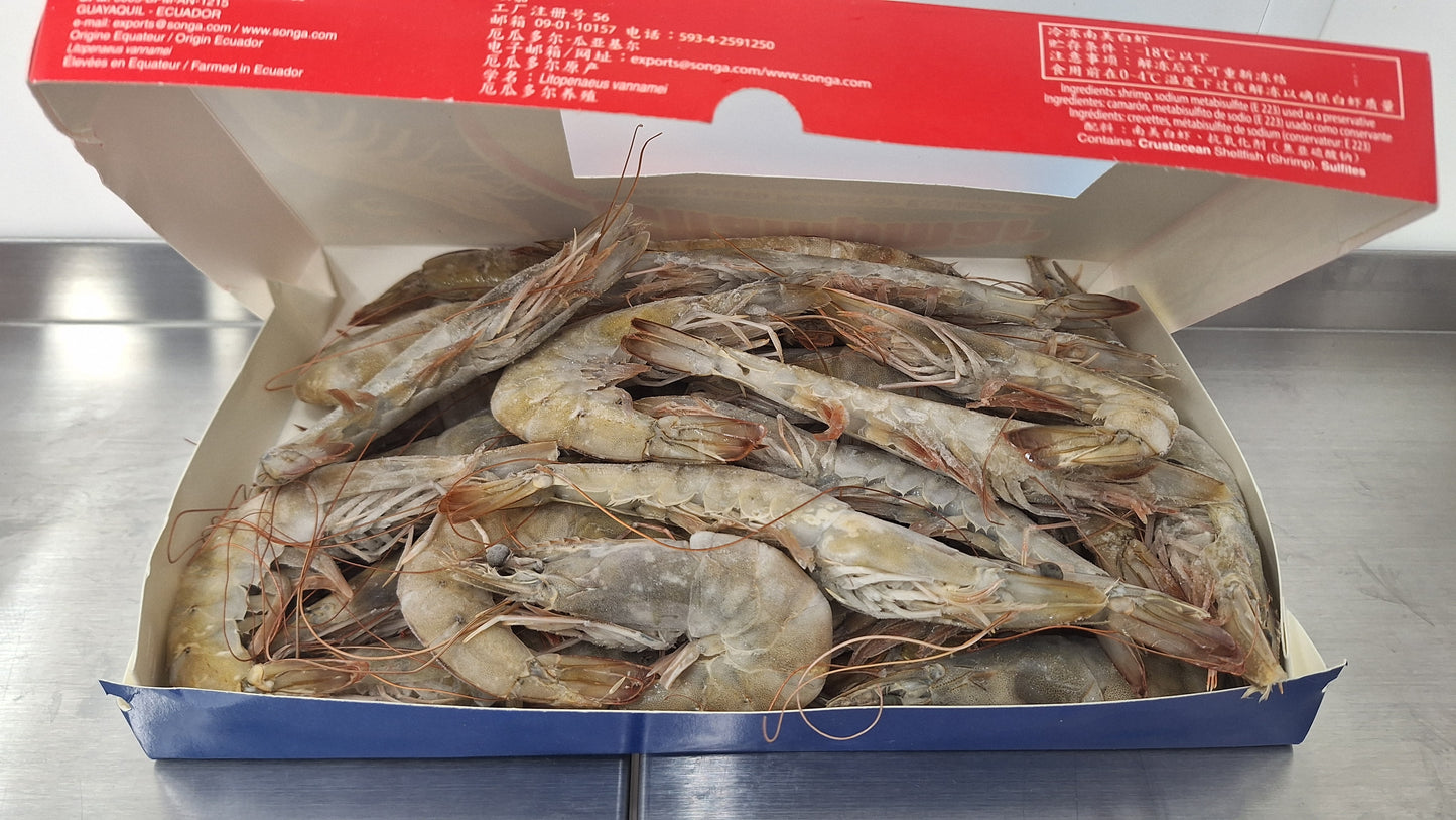 原盒南美白對蝦1kg