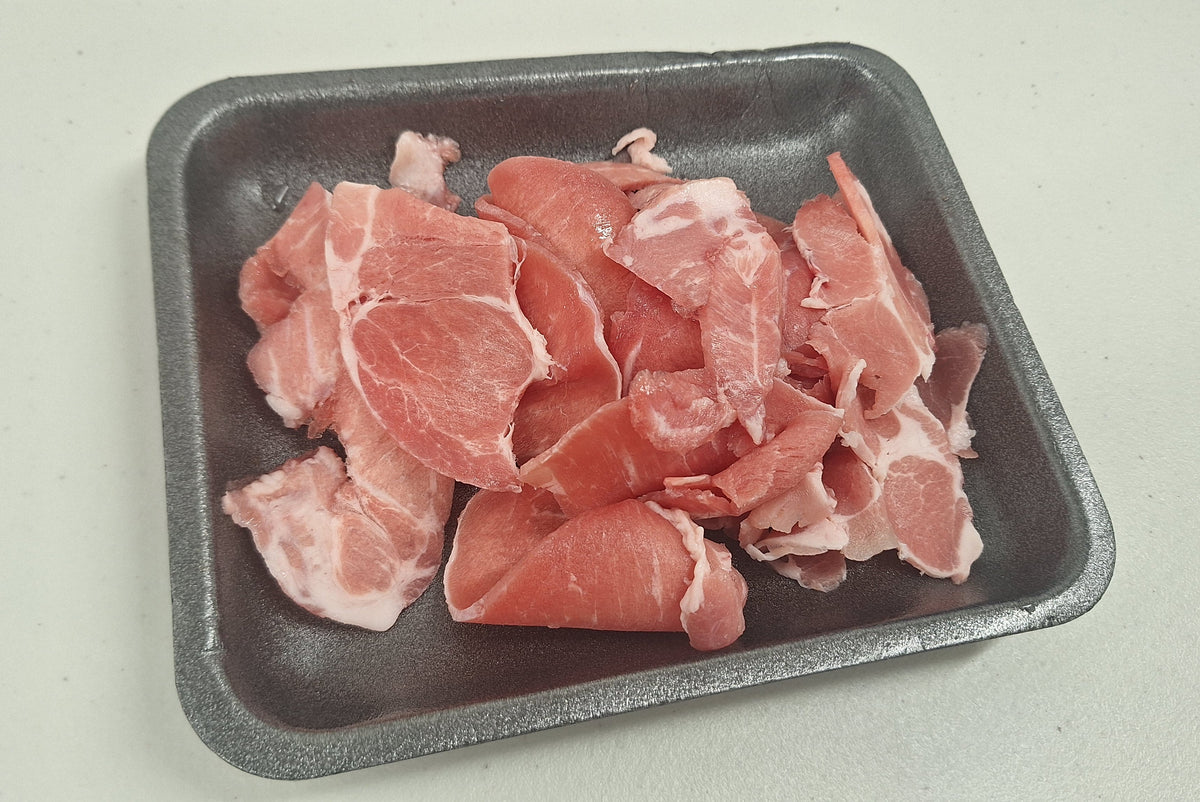 白豚梅頭邊角肉片 Sliced Pork Collar trimmings